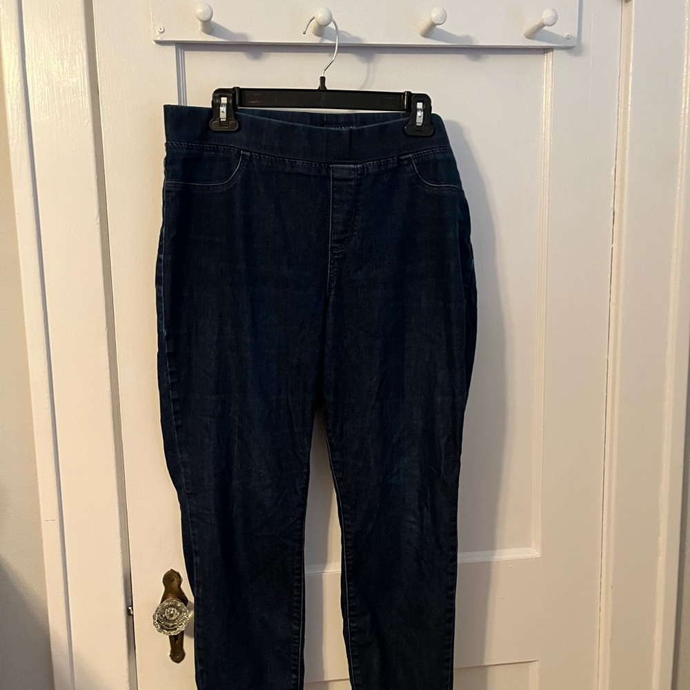 Talbots Deep Indigo Women's pull up jeans